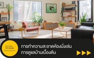 การทำความสะอาดห้องนั่งเล่น การดูแลบ้านเบื้องต้น