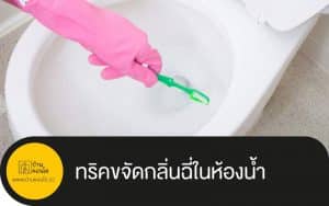 ทริคขจัดกลิ่นฉี่ในห้องน้ำ